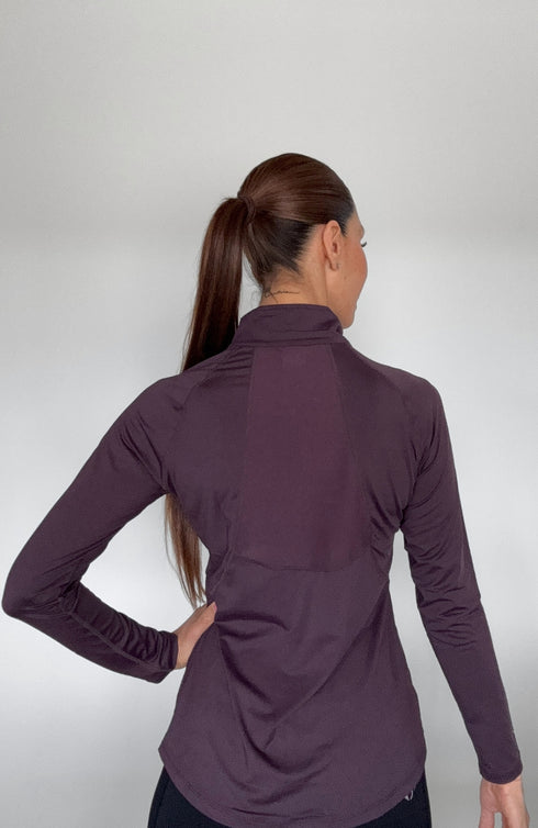 BARE Technical Sun Shirt - Aubergine